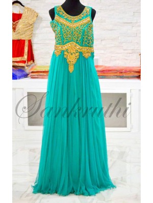 Sea Green Anarkali Dress